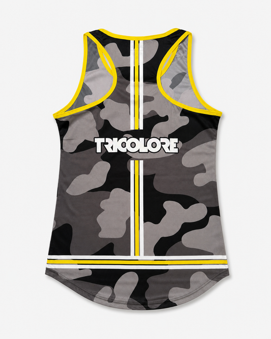 Women's Sports Tank Top Tricolore Camouflage