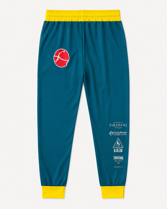 BTS-Tricolore Sports Trousers Blue/Yellow