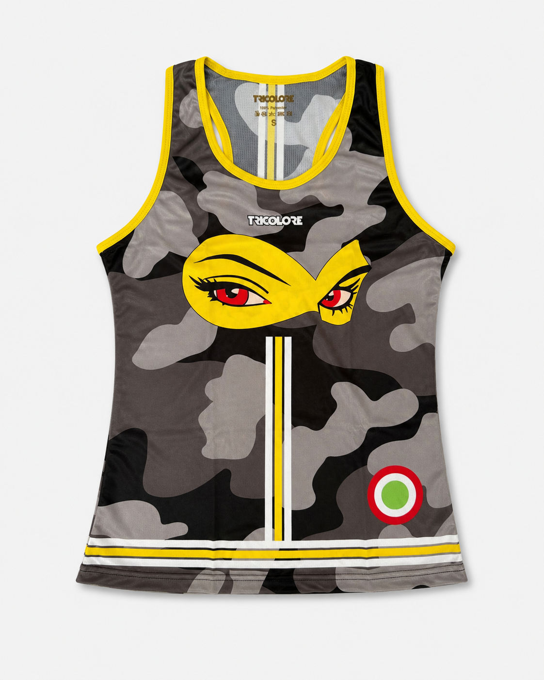 Canotta Donna Sportiva Tricolore Camouflage