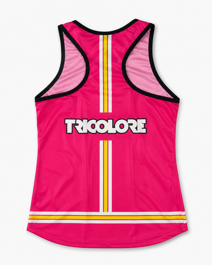 Women's Sports Tank Top Tricolore Fuchsia