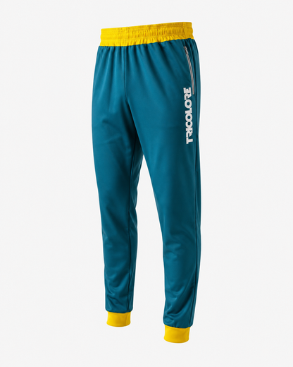 BTS-Tricolore Sports Trousers Blue/Yellow