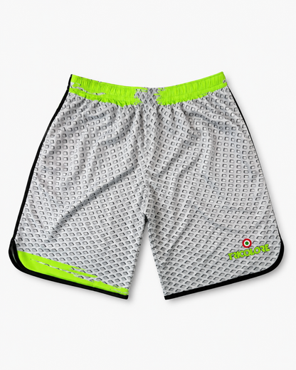 Men's Sports Shorts Tricolore White Pattern