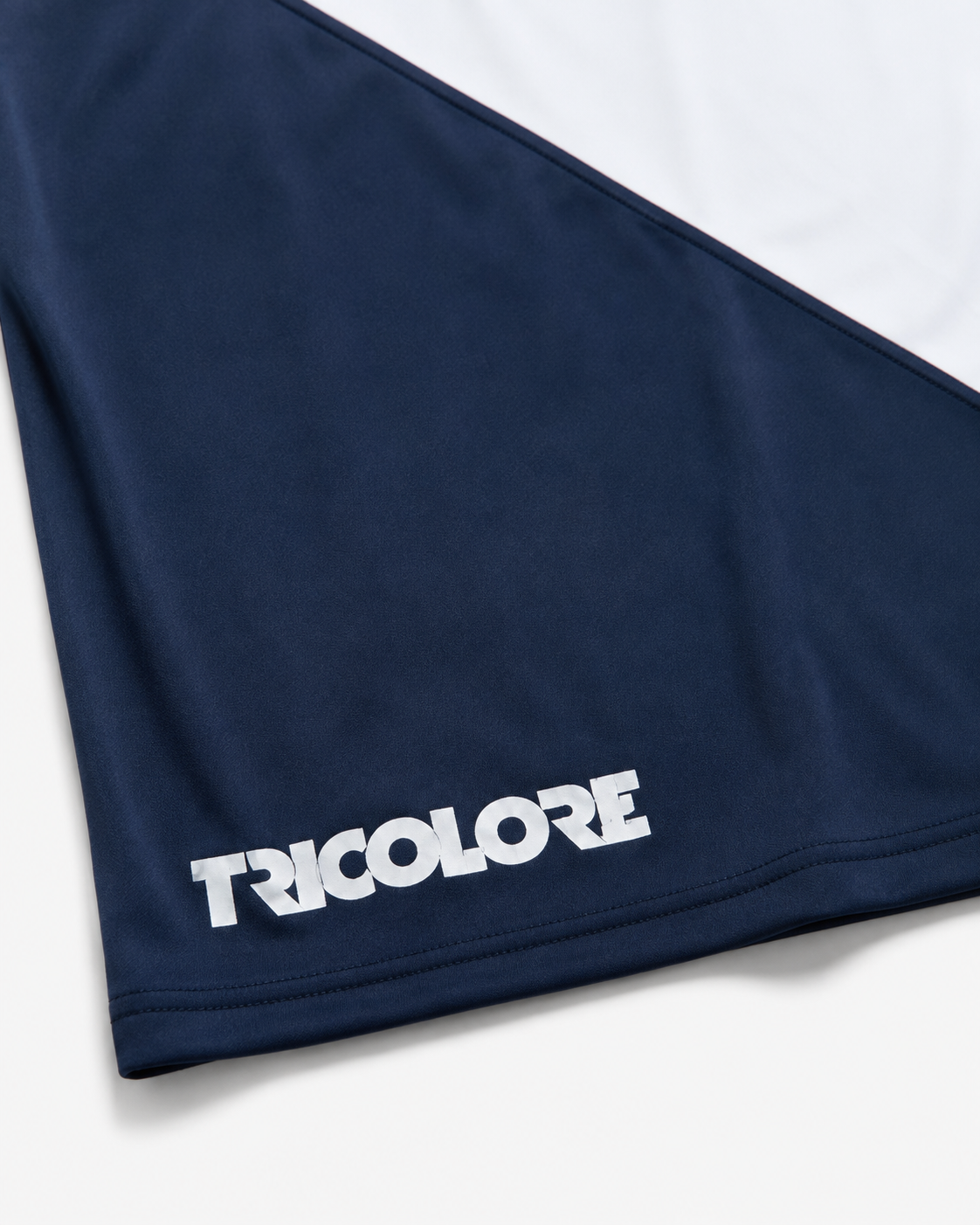 Men's Sports T-Shirt BTS-Tricolore White/Navy