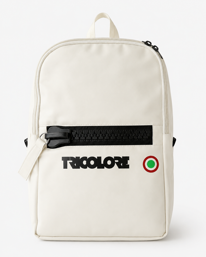 Tricolore Backpack White