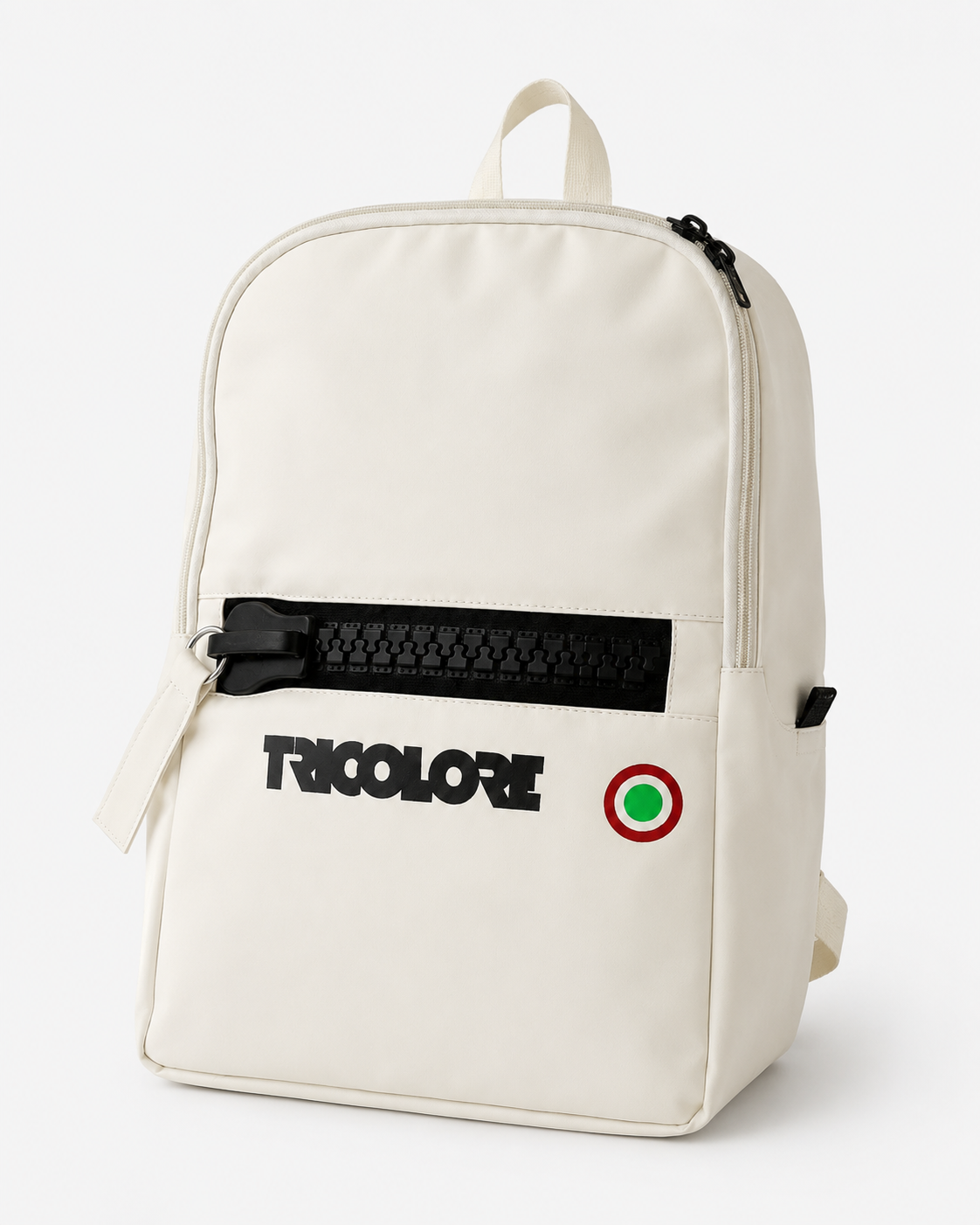 Tricolore Backpack White
