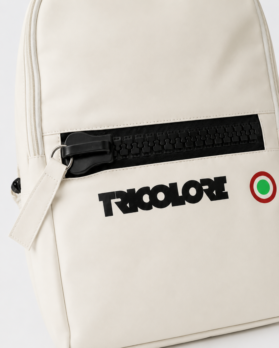 Tricolore Backpack White